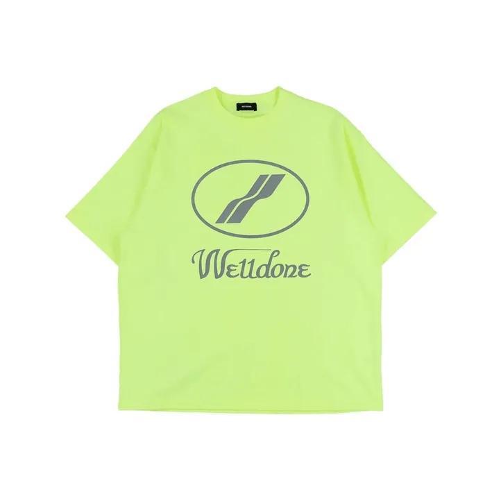 WE11DONE T Shirt Unisex Neon Green