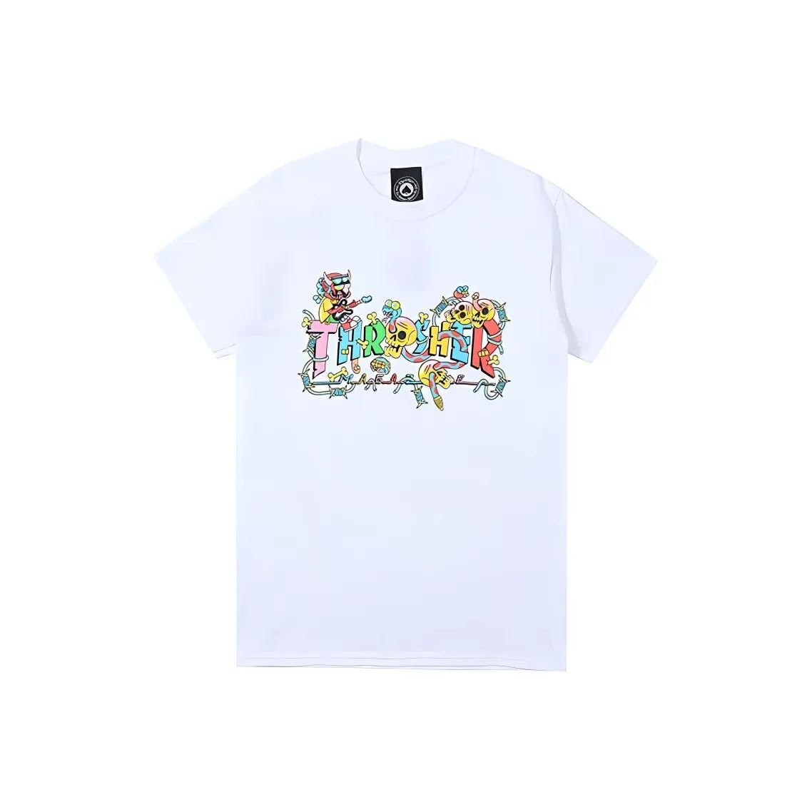 Thrasher T-Shirt US Version Unisex White
