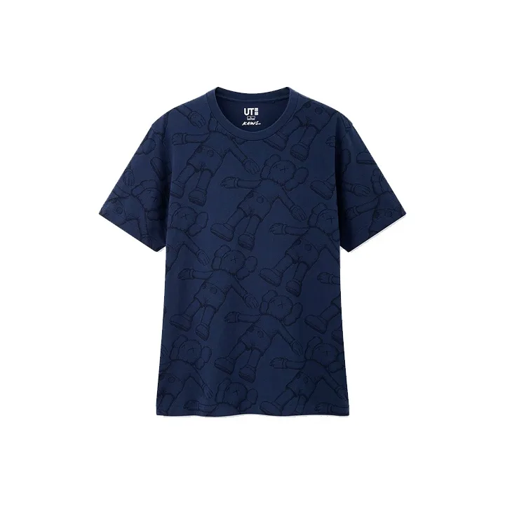 UNIQLO x KAWS T-Shirt Unisex Темно-синий