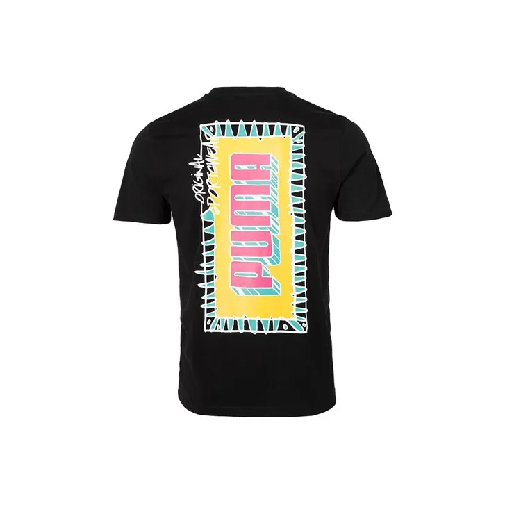 PUMA Мужская черная футболка
