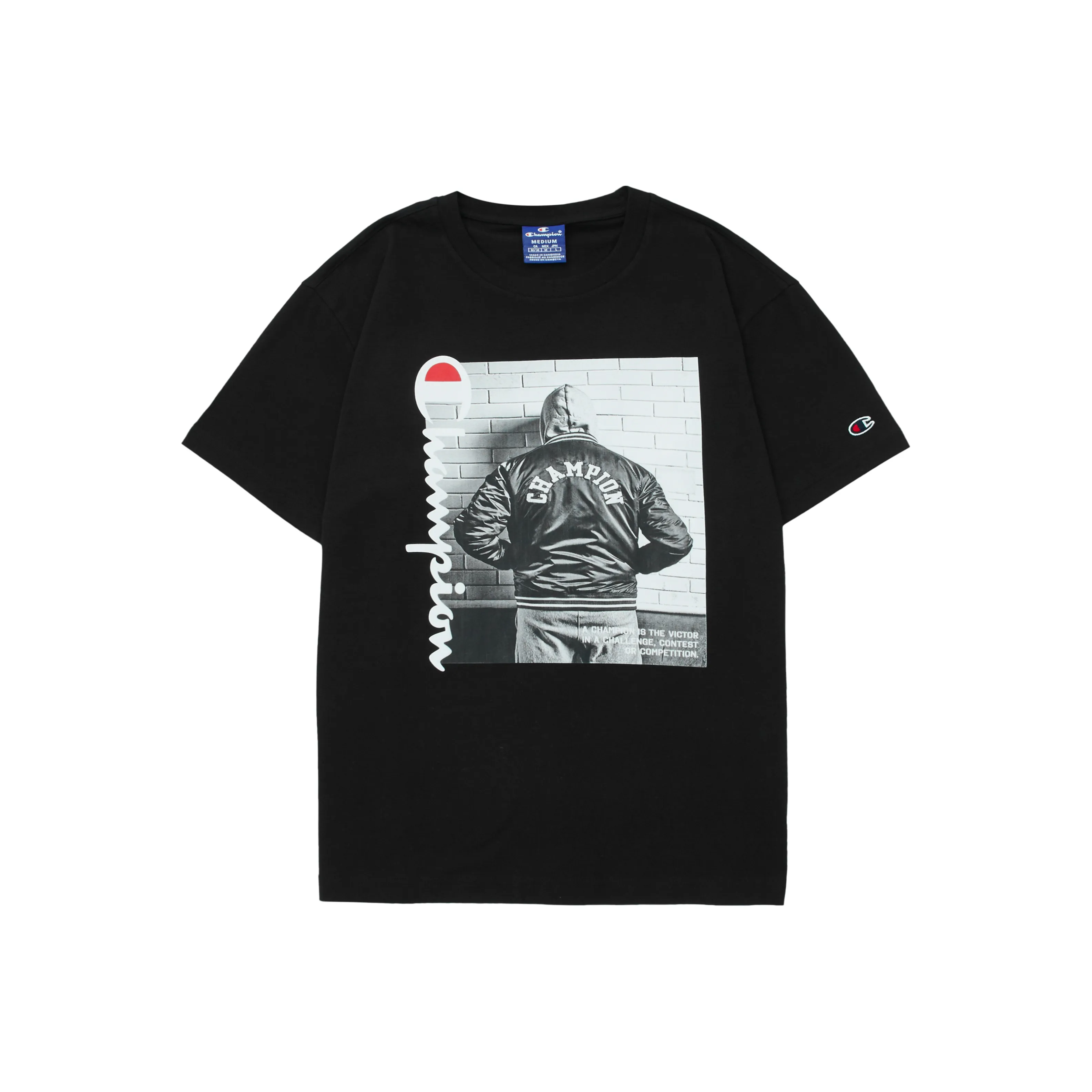 Champion T-Shirts Unisex Black