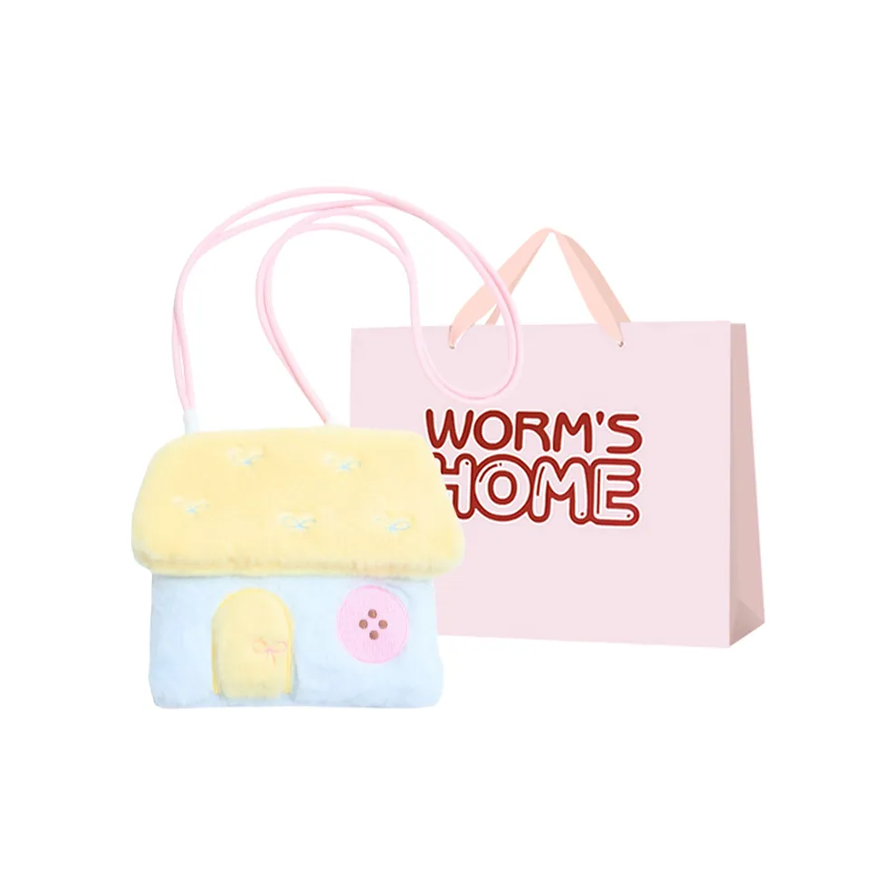Worm's Home Плюшевая сумка через плечо женская многоцветная
