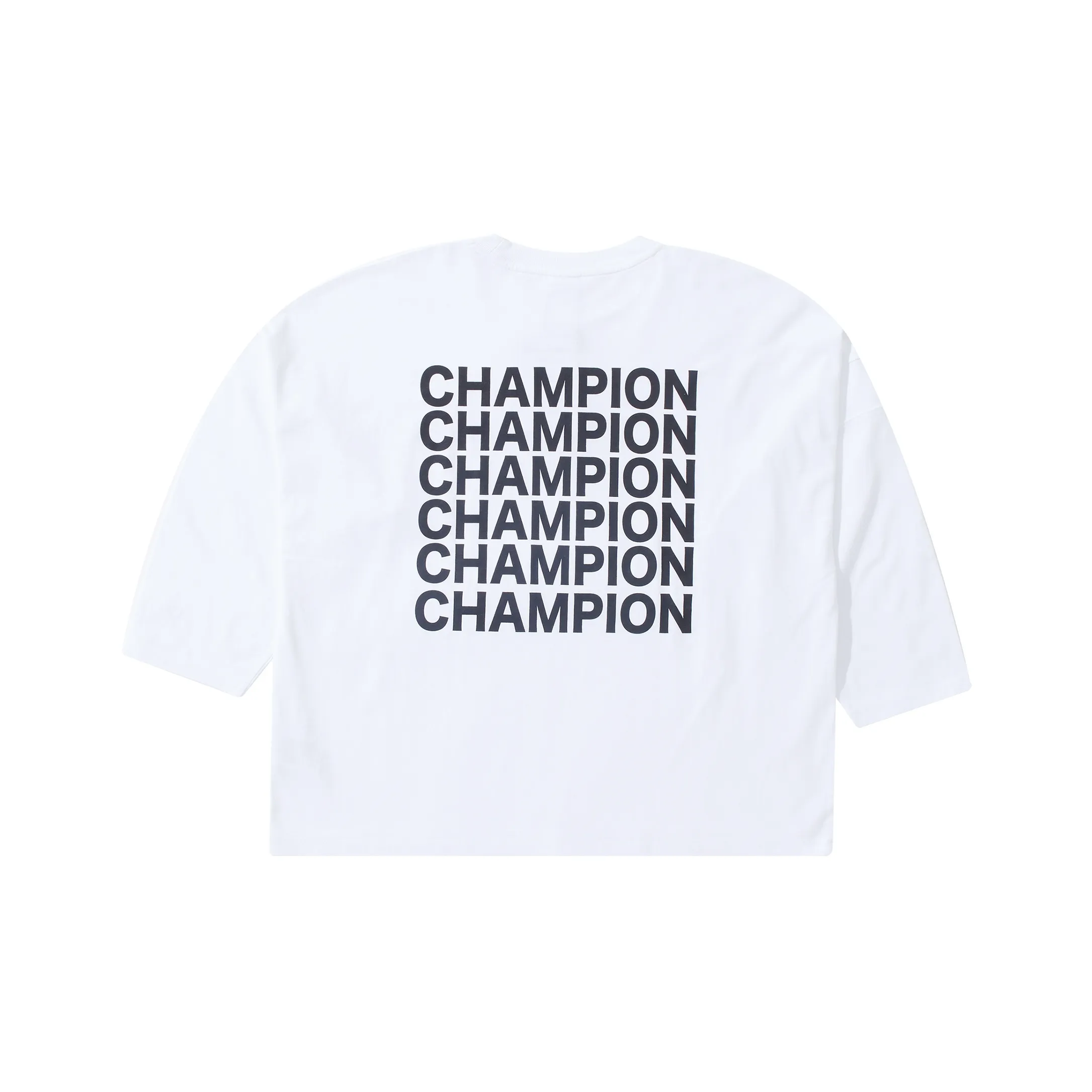 Champion Straight Long Sleeved T Shirt Japan Version Unisex