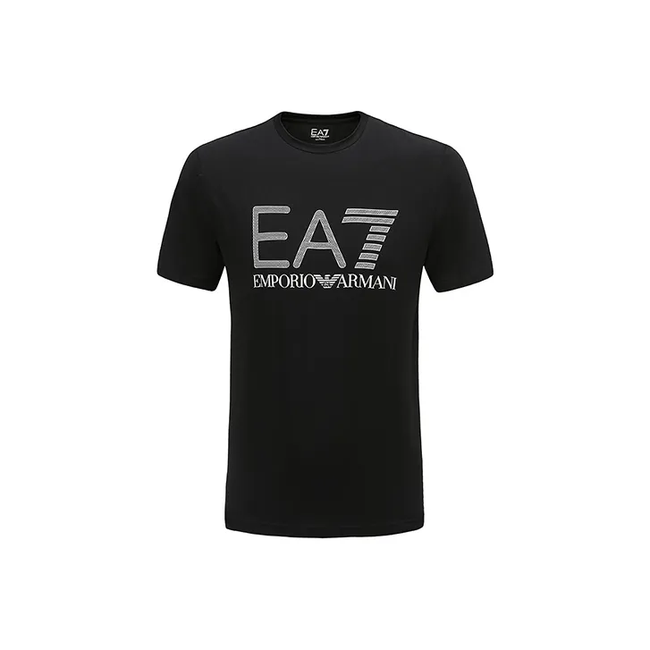 EMPORIO ARMANI EA7 T-Shirt Мужской Черный