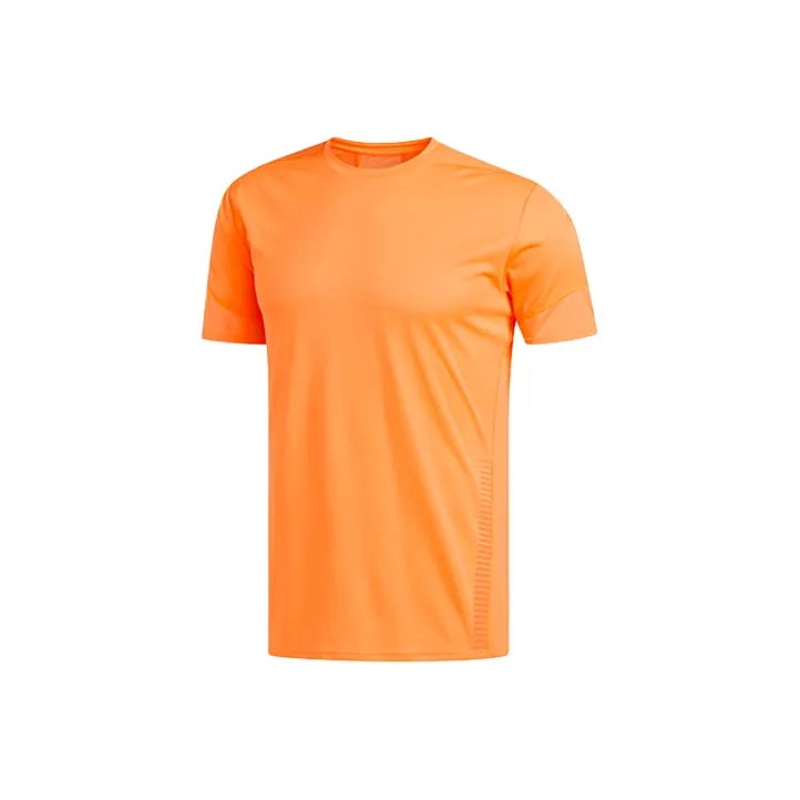 Adidas T-Shirt Мужская Блестящая Оранжевая