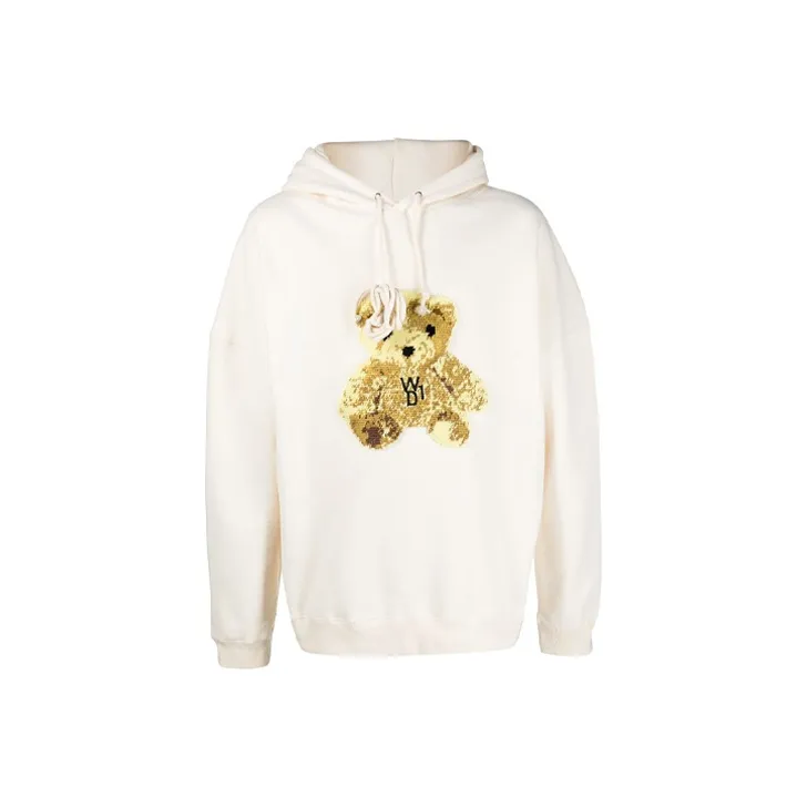 WE11DONE Свитшот Унисекс Айвори Белый