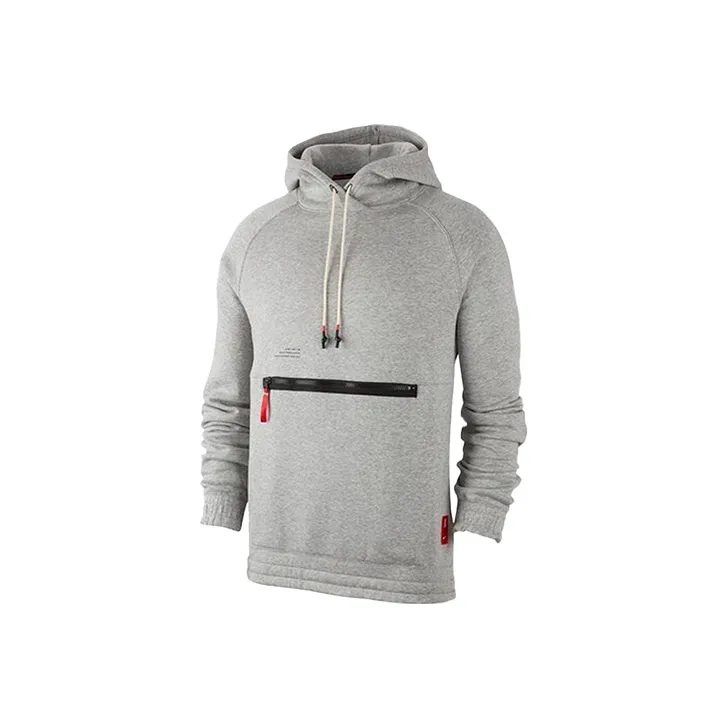 nike Men Kyrie Hoodie Sweatshirt Men's Gray