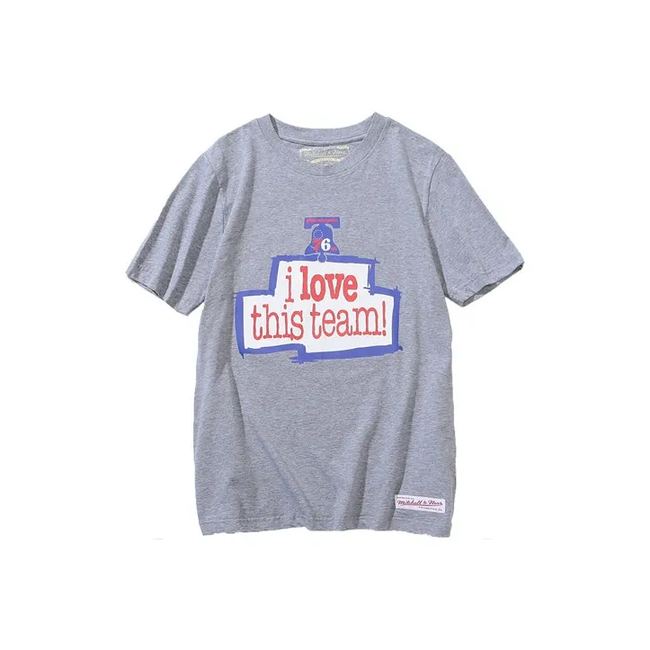 MITCHELL NESS T-Shirt Мужской Темно-Серый