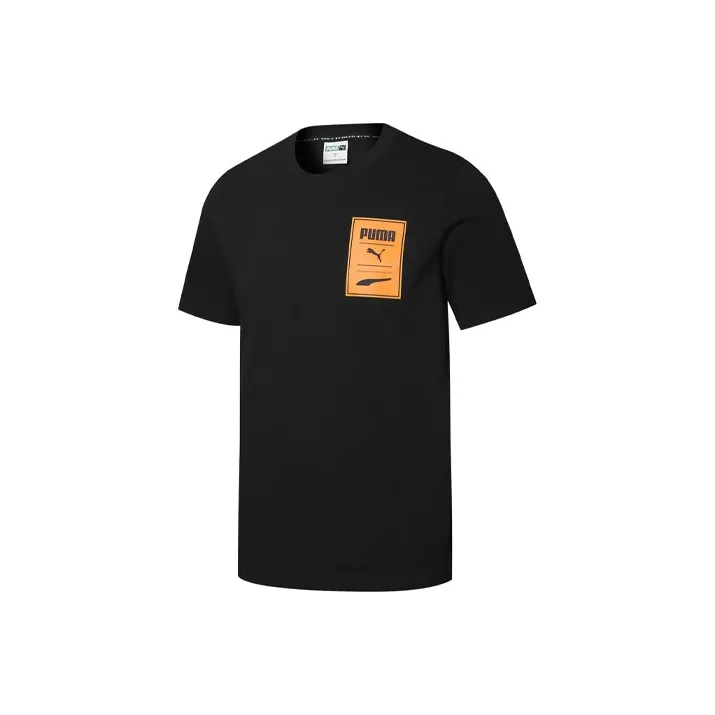 PUMA Set-in Sleeve T-Shirt Men's Black
