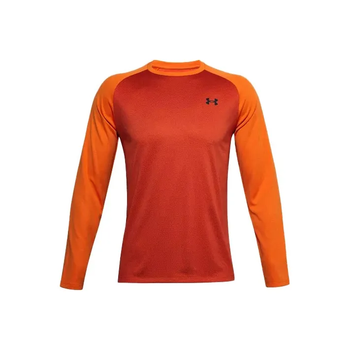 Under Armour Straight Long-Sleeved T-Shirt Men's Melancholic Orange