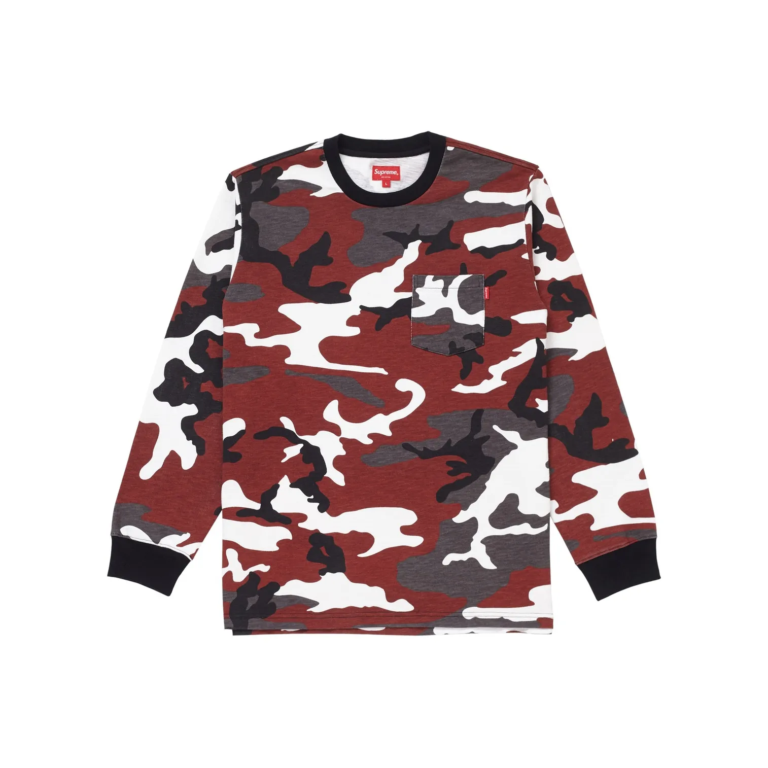 Supreme Long Sleeve Pocket T Shirt