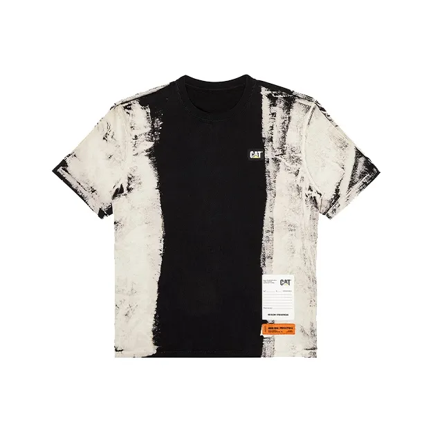 HERON PRESTON Черный Белый Мужская T-Рубашка