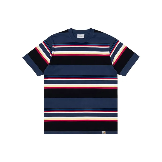 Carhartt WIP Blue Men's T-Shirts Кархартт WIP Синий Мужские Футболки