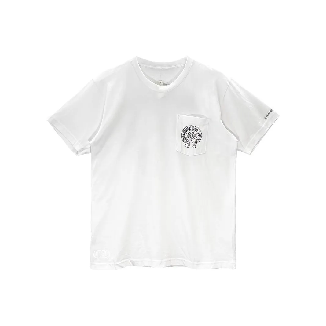 Chrome Hearts Horse Shoe Logo Pocket T Shirt