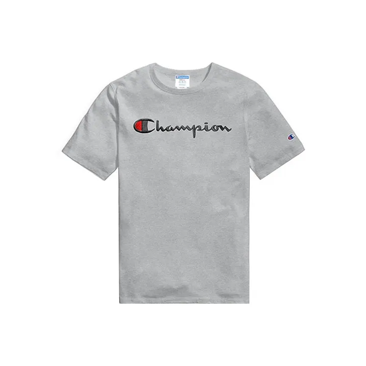 Champion T-Shirt US Version Unisex Gray Чемпион T-Shirt США Унисекс Серый