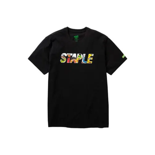 Staple Черная Унисекс Футболка