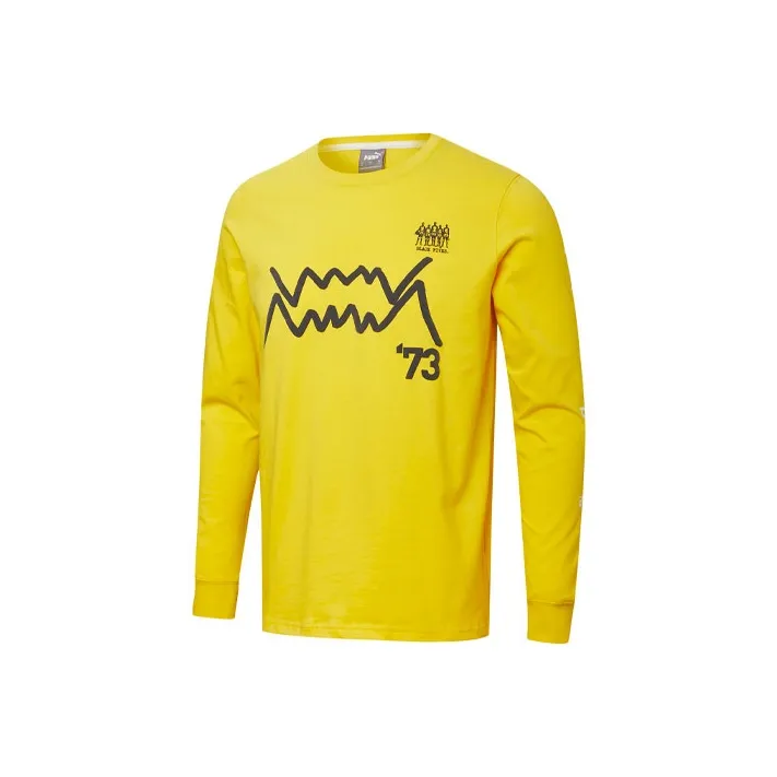 PUMA Желтые Мужские Футболки