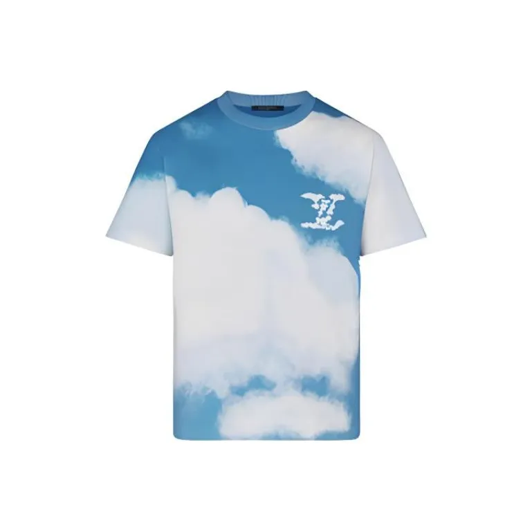 LOUIS VUITTON LV Heaven On Earth Blue Sky White Clouds T-shirt
