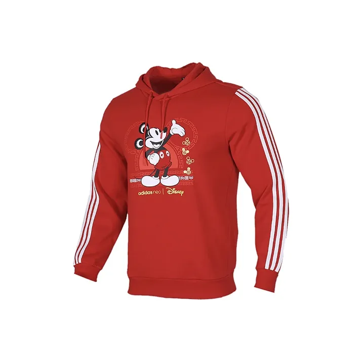 Disney X Adidas Neo Sweatshirts Men's Light Scarlet