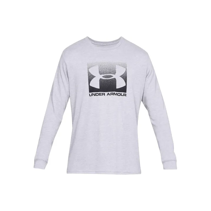 Under Armour Straight Long Sleeved T Shirt Men's Modern Gray