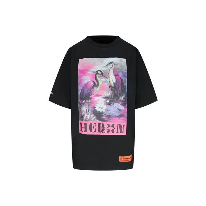 HERON PRESTON T Shirts browne Unisex Black