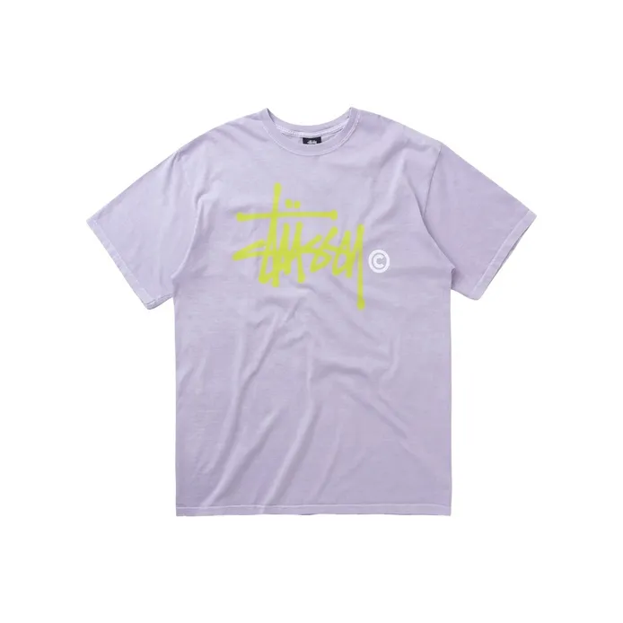 Stussy Basic Logo Pigment Dyed Tee