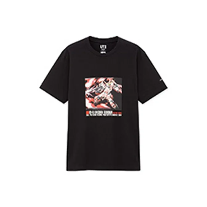 UNIQLO Черная унисекс футболка