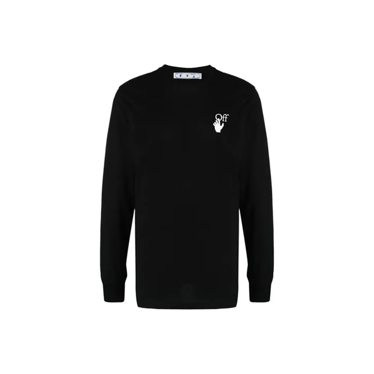 Off Белый FW21 Черный Мужская T-Рубашка
