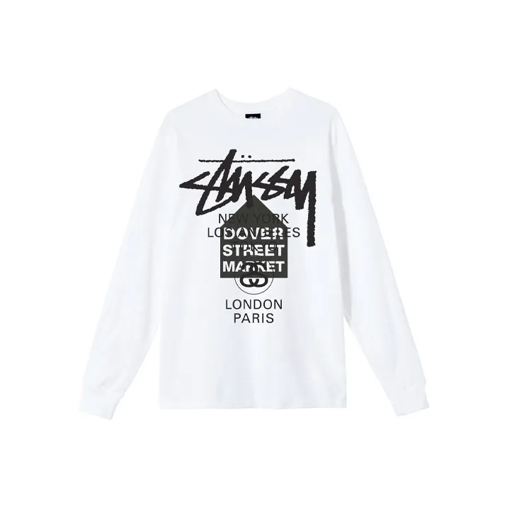 Stussy X Dover Street Market World Tour Long Sleeve Tee
