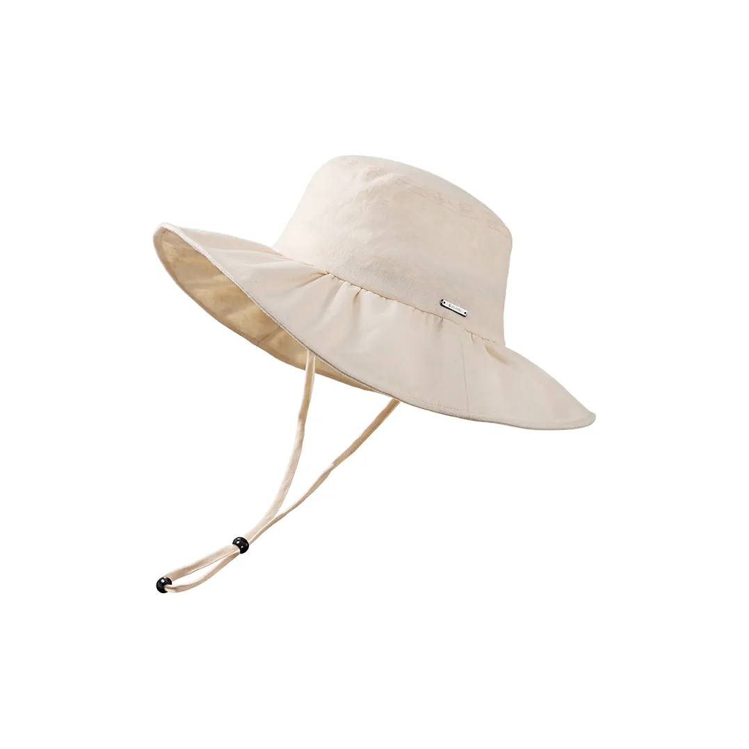 JIUMU Льняные шляпы с защитой от солнца для женщин