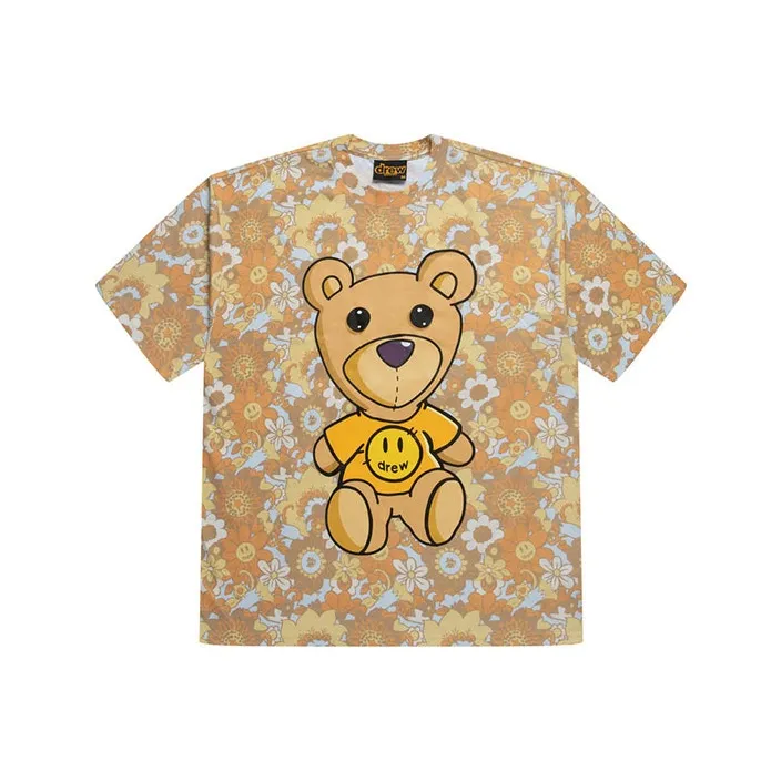 Drew House Smiley Collection Желтая Унисекс Футболка