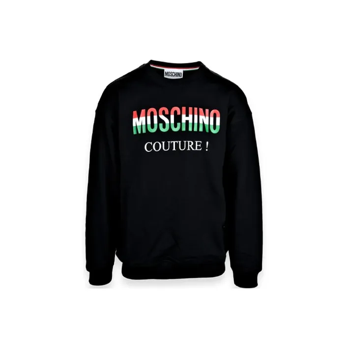 MOSCHINO Свитшот Унисекс Черный