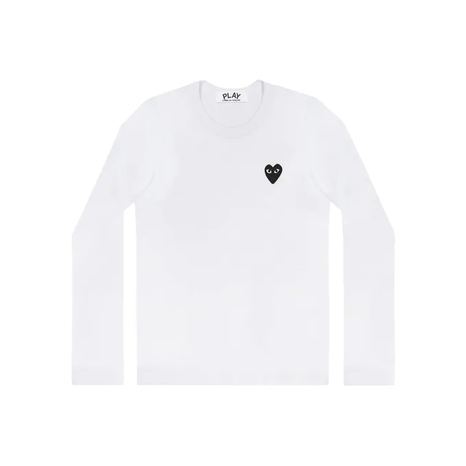 CDG Play T Shirts Men's White