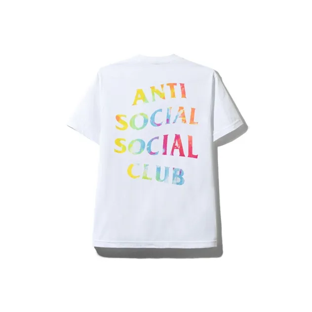 ANTI SOCIAL SOCIAL CLUB CO-TITLED Круглый вырез Облегающий Прямой крой Короткий рукав Т-рубашка Унисекс Белый