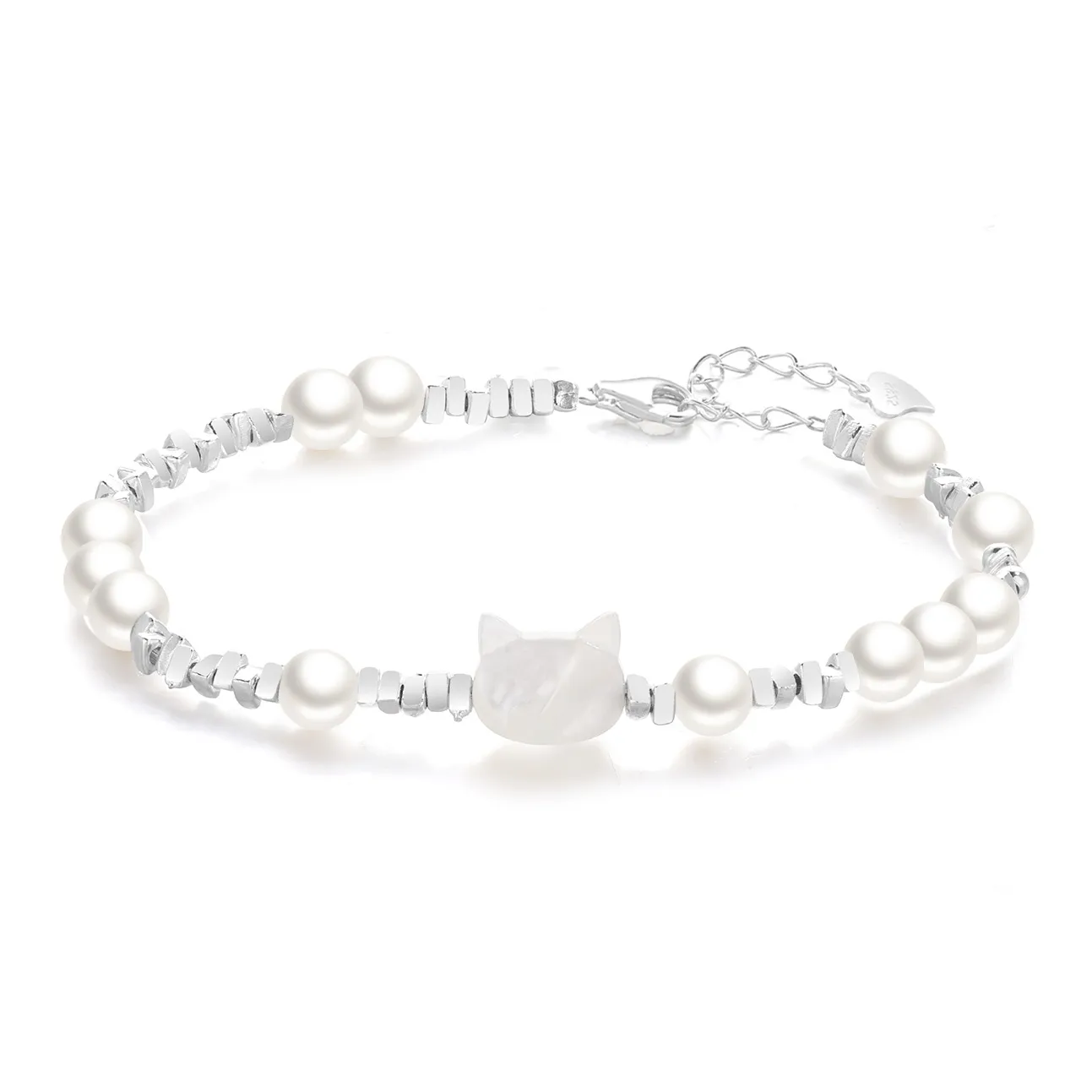 Love Link 925 Sterling Silver Bracelets Women's