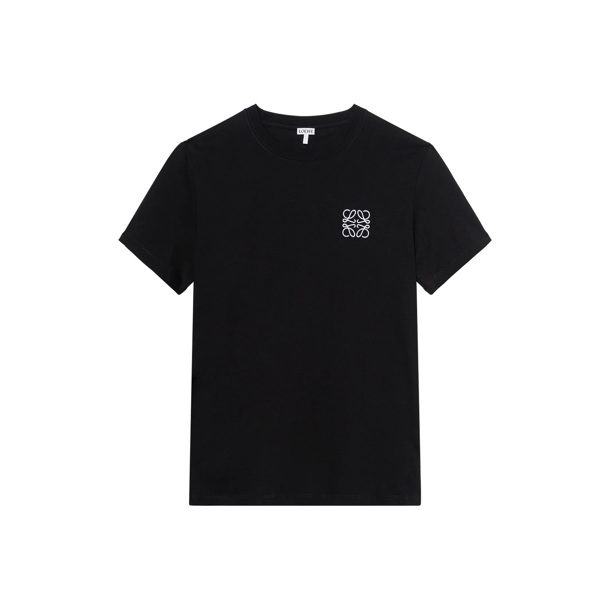 LOEWE Logo Embroidered Crewneck T Shirt