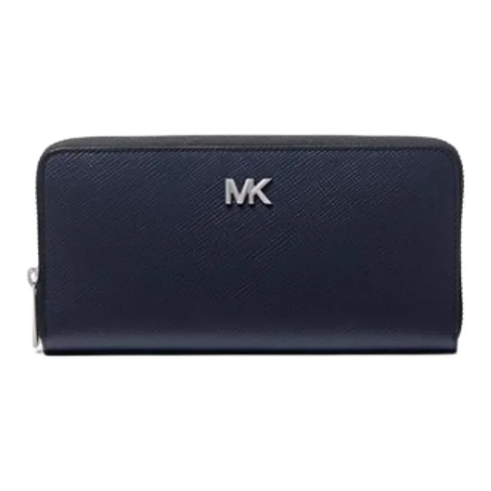 MICHAEL KORS Hudson Cow Leather Wallet Small Size Men's Marine Blue