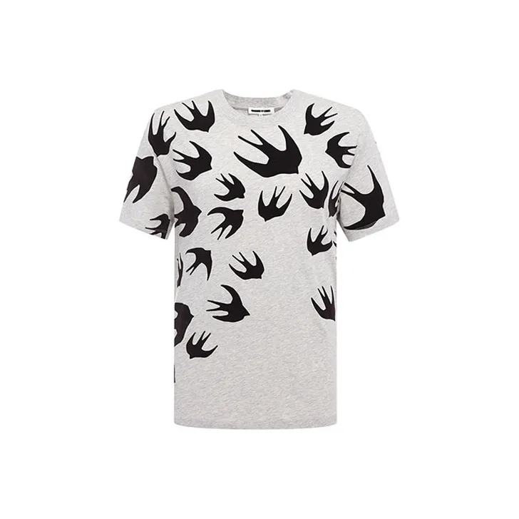 McQ Alexander McQueen Рубашка Мужская Серого цвета