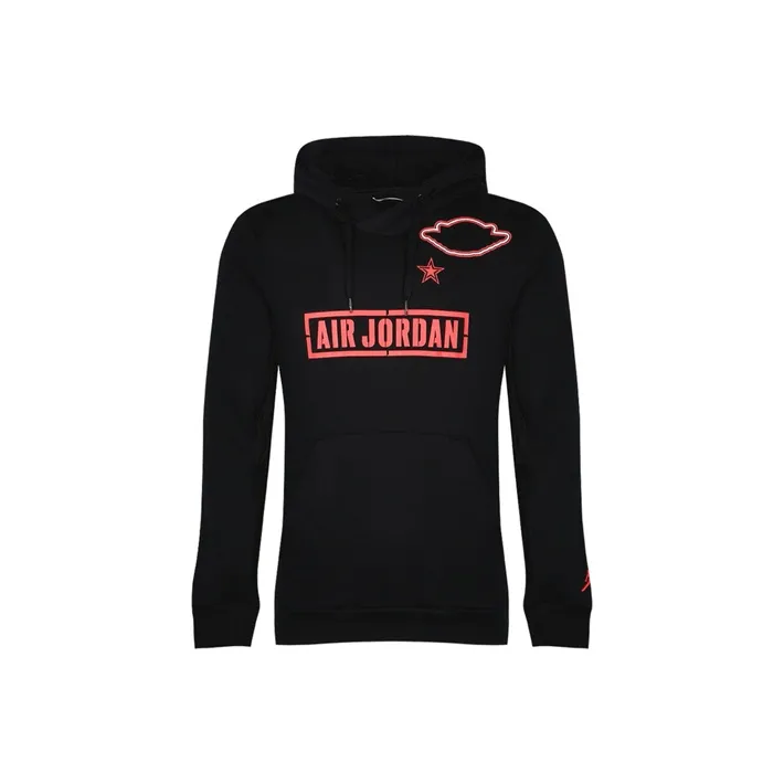 Джордан Черный Мужской Свитшот