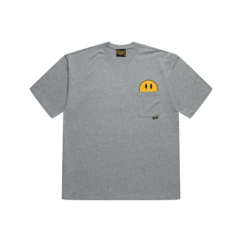 Drew House Smiley Collection Вересковый серый Унисекс Футболка