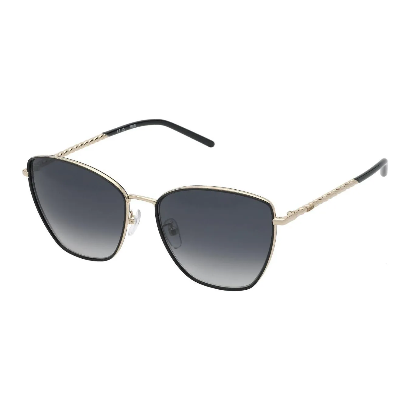 TAOSIXIONG Butterfly Sunglasses Women's Gold