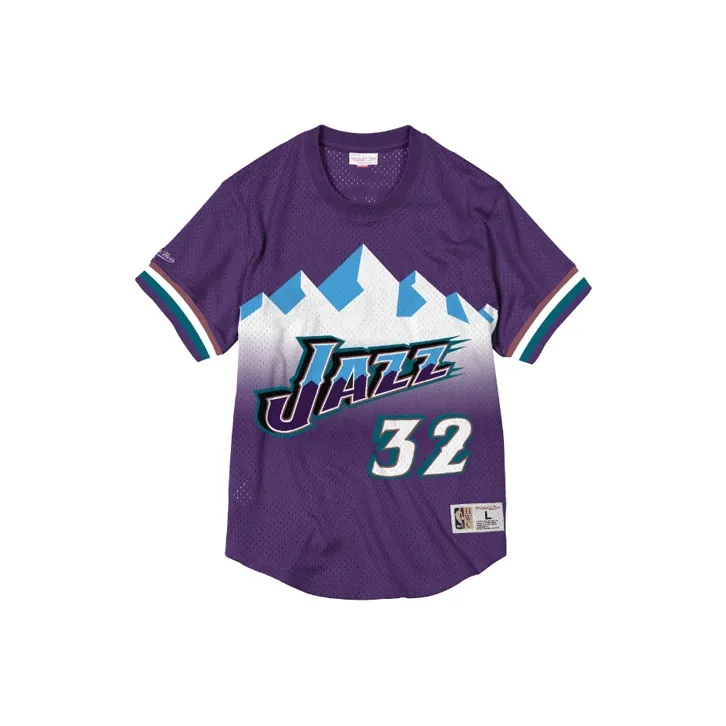 MITCHELL NESS T-Shirt Унисекс Фиолетовый