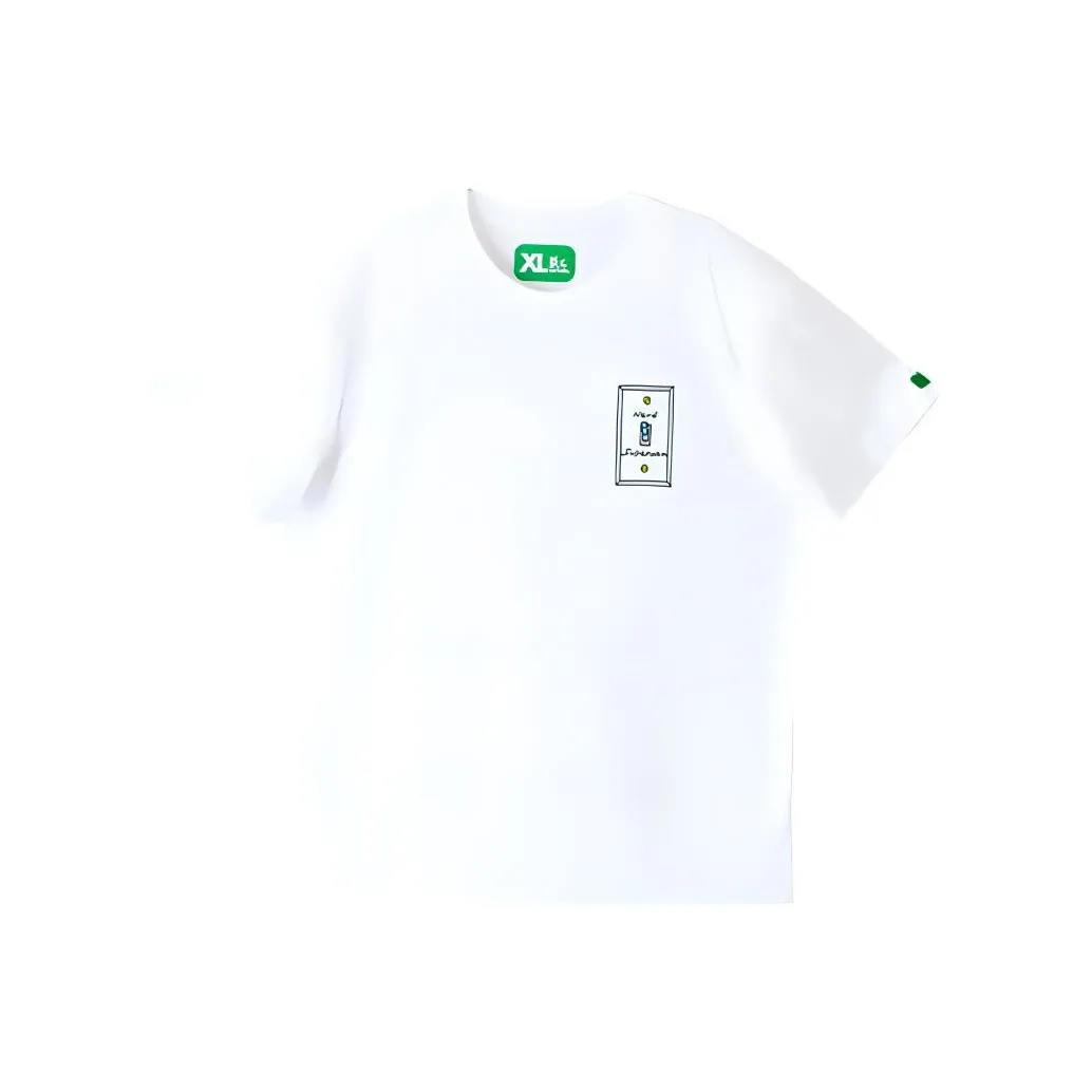 Corade Белая Унисекс Футболка