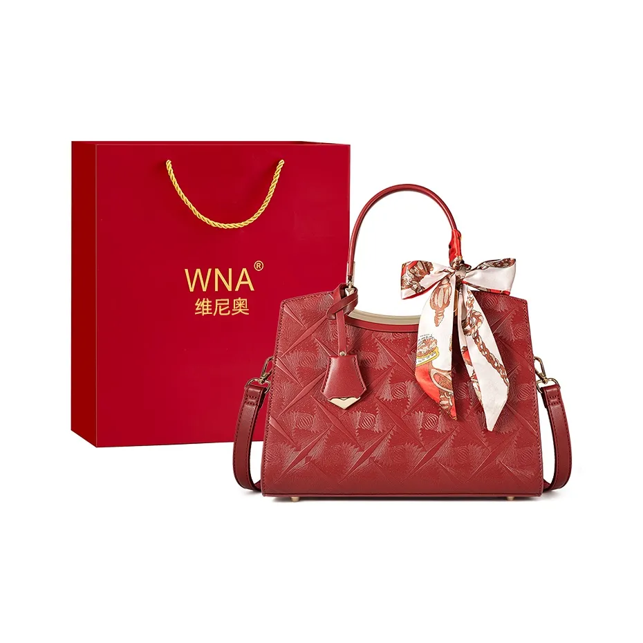 Vigno Synthetic Leather Handbag Women's Red
