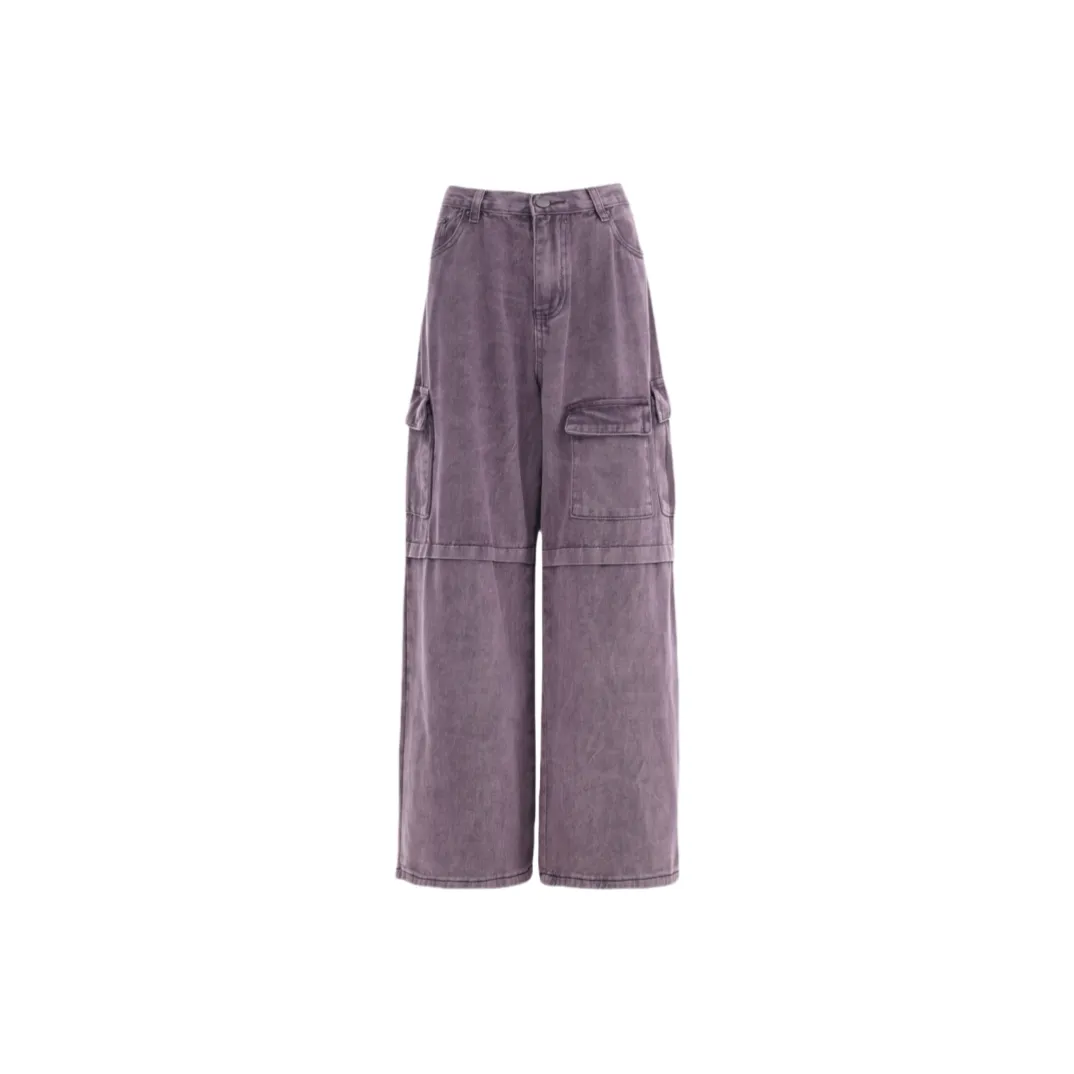 ZXZA Джинсы Женские Фиолетовый Potato