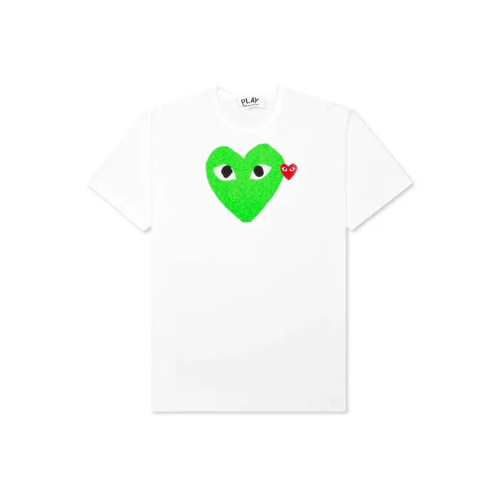 CDG Play Зеленый Мужской T-Рубашки