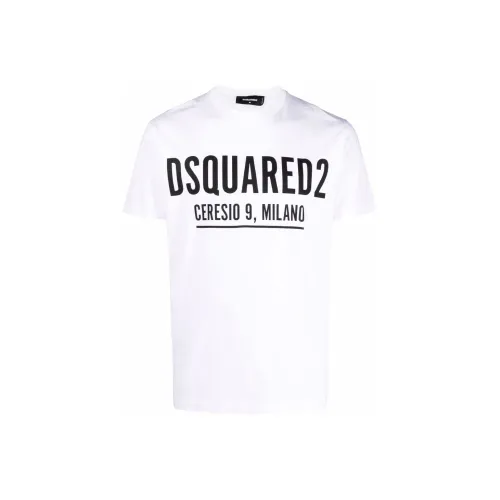 DSQUARED 2 Белая Мужская Рубашка