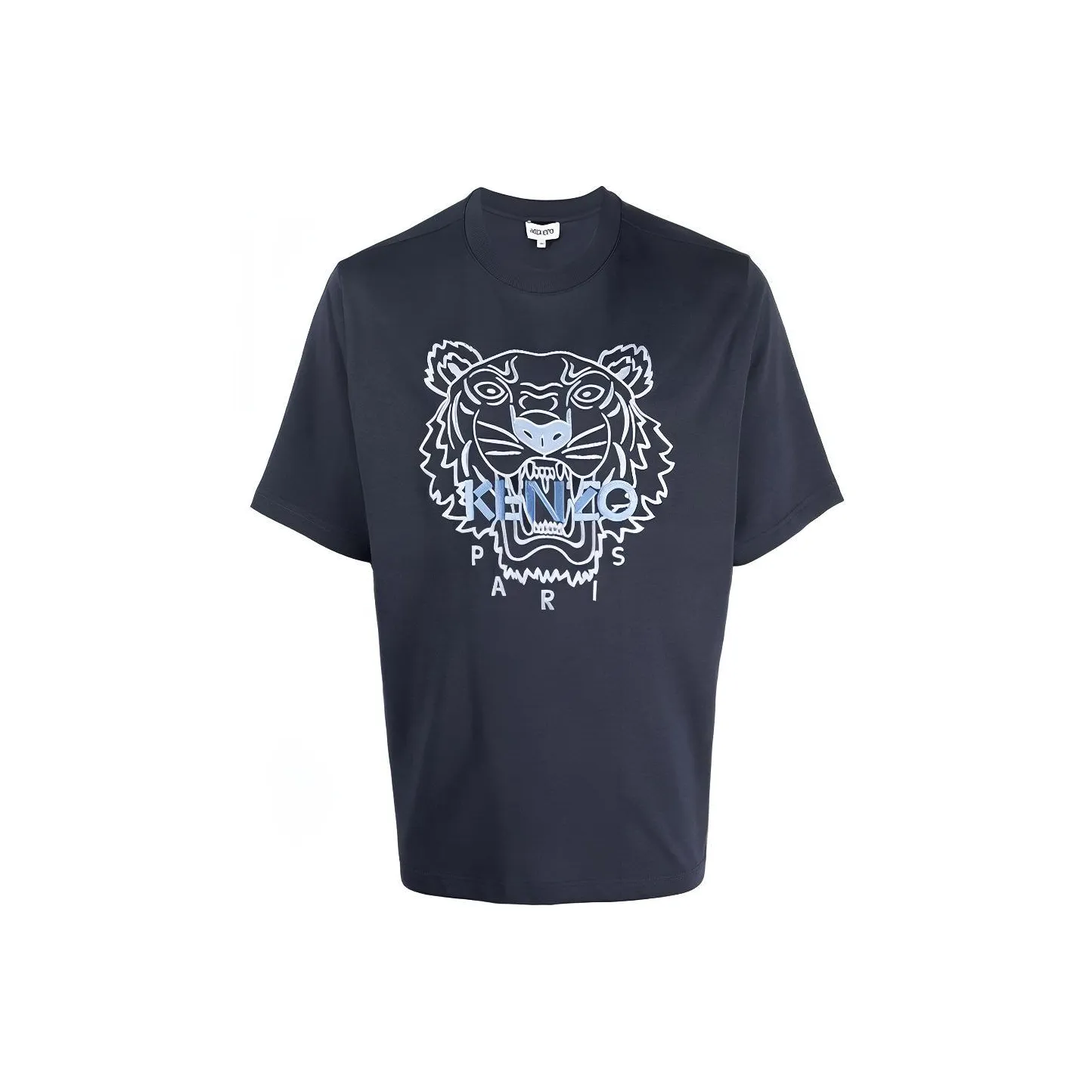 KENZO Classic Tiger Head T Shirts Men's Blue