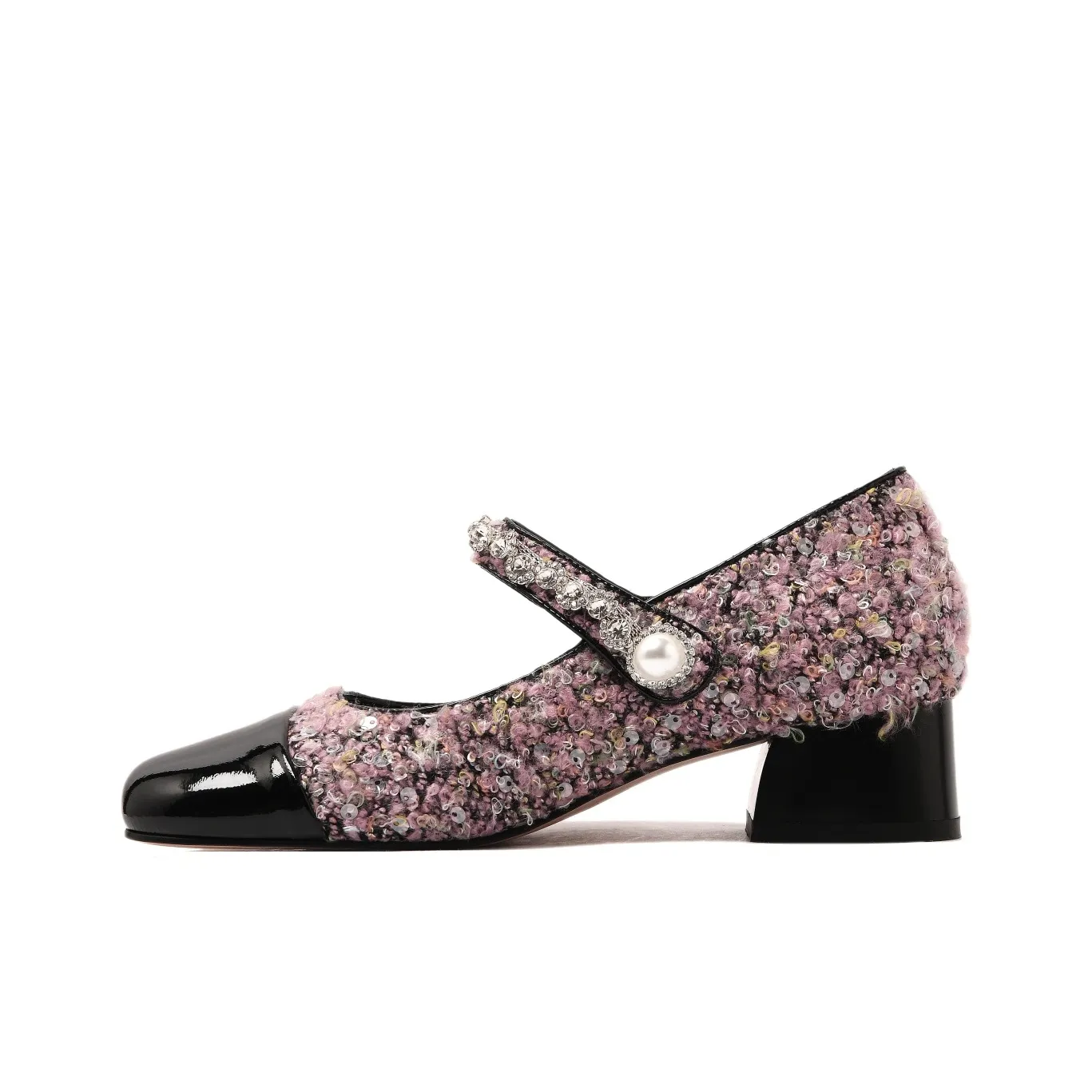 CAMEIDO Грубый каблук Мэри Джейн Женские обувь