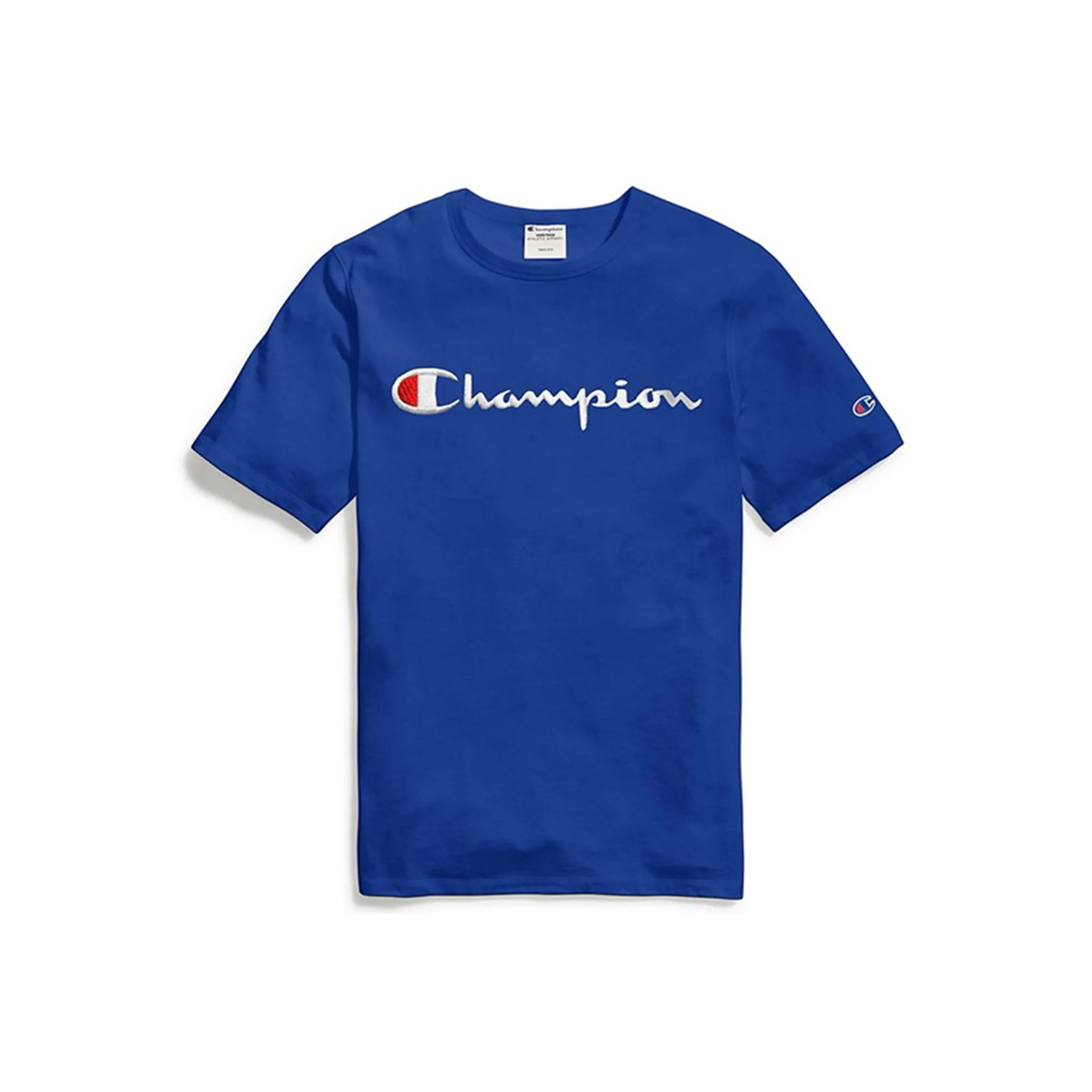 Champion T Shirt US Version Unisex Royal Blue